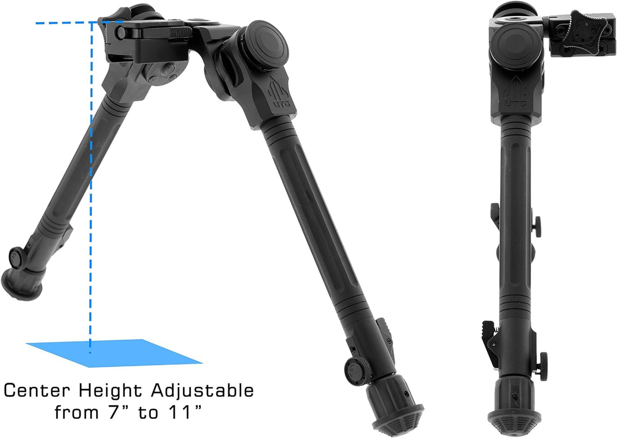 Over Bore Bipod, 7"-11" Center Height, Picatinny