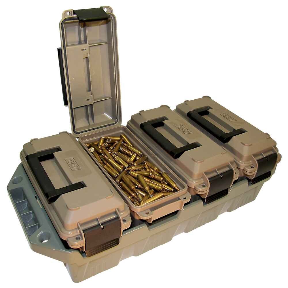 Munitionstransportkiste mit 4 Boxen MTM