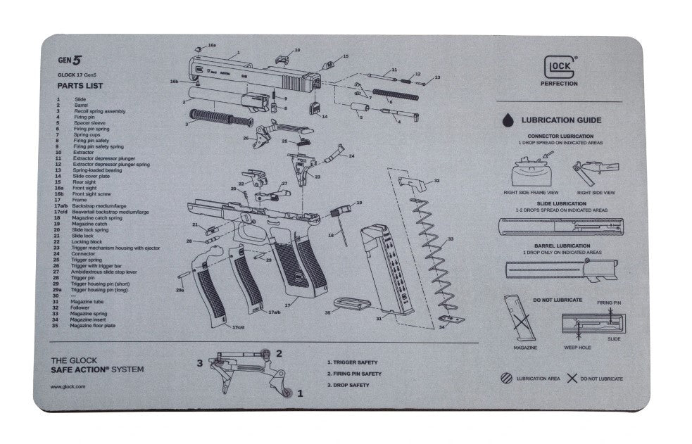 Unterlagsmatte Firearms Glock