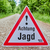 Warnschild Achtung Jagd – 3er-Pack Wald & Forst