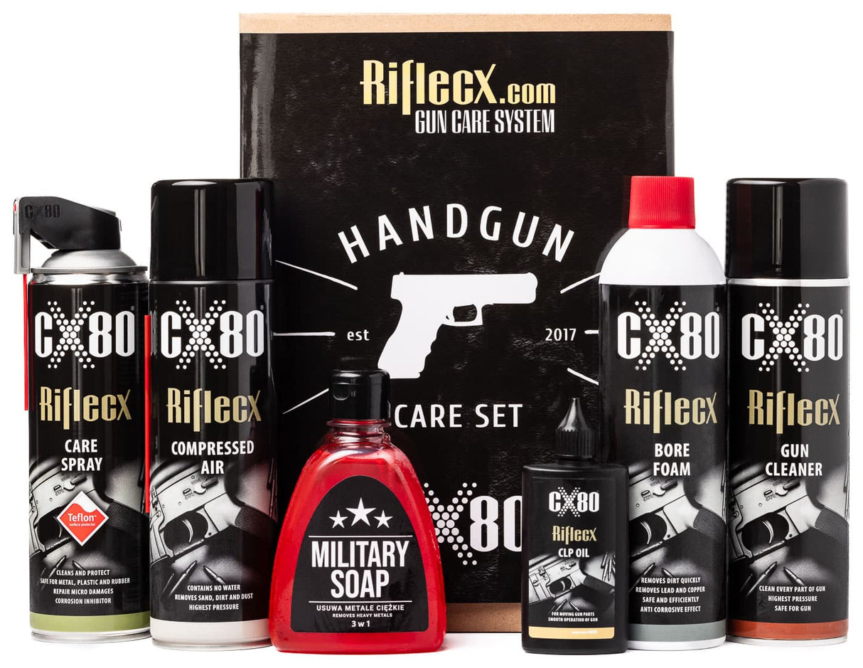 Rifle CX Handgun Set Reinigungsset Kurzwaffen 8-teilig