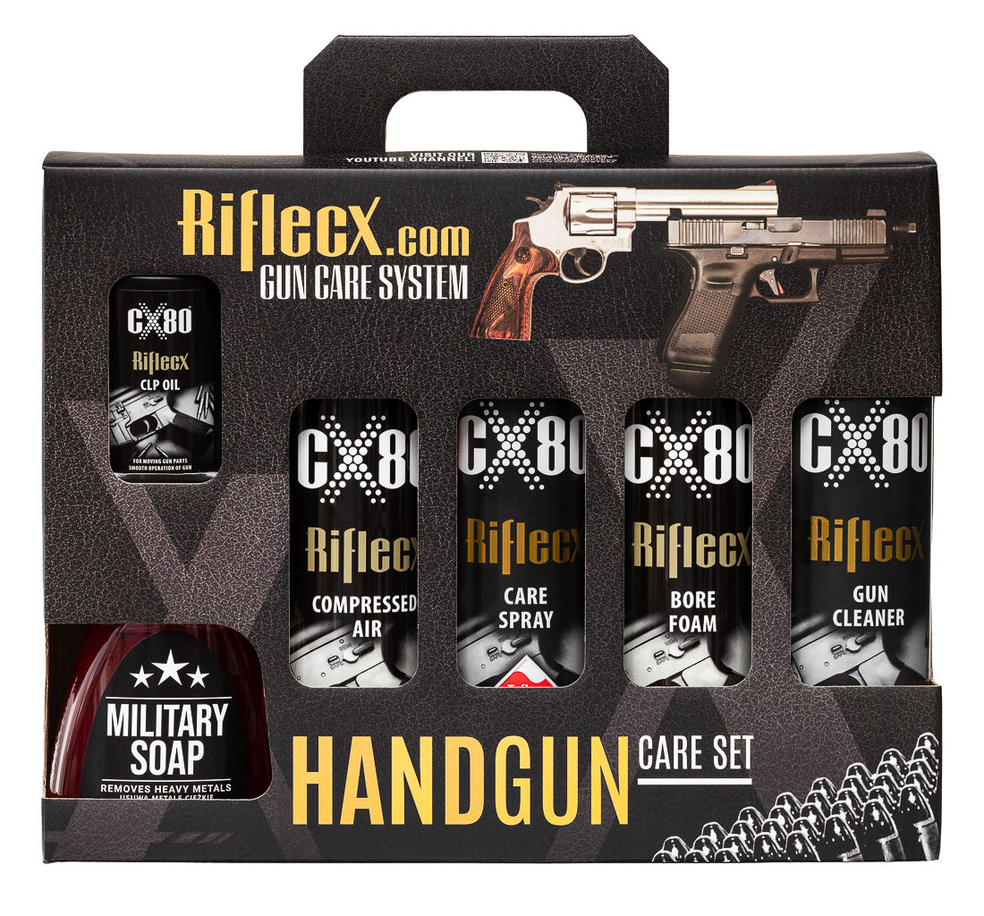 Rifle CX Handgun Set Reinigungsset Kurzwaffen 8-teilig